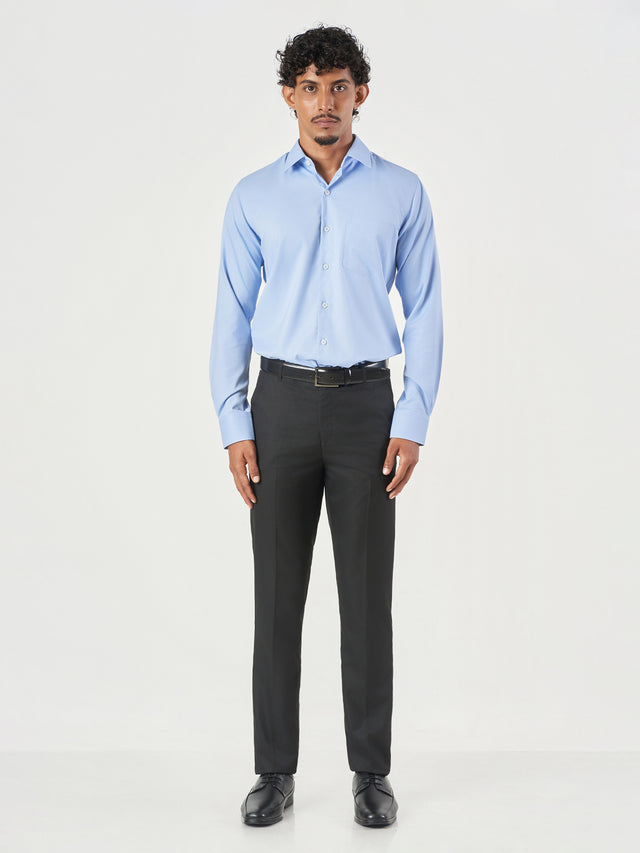 Blue Design Slim Fit Formal Shirt