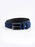 Blue Genuine Leather Casual Belt
