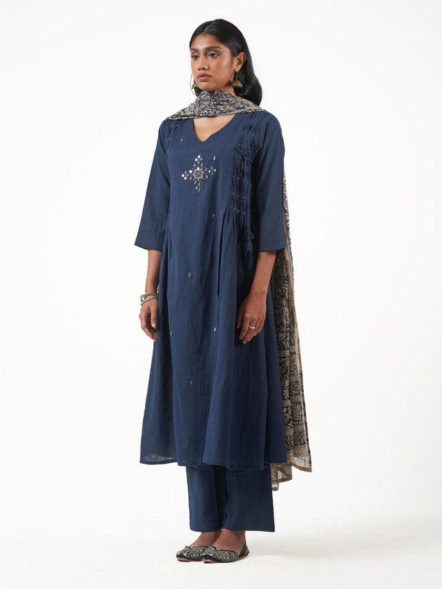 Khaadi Cotton Mirror Detail Shalwar Set
