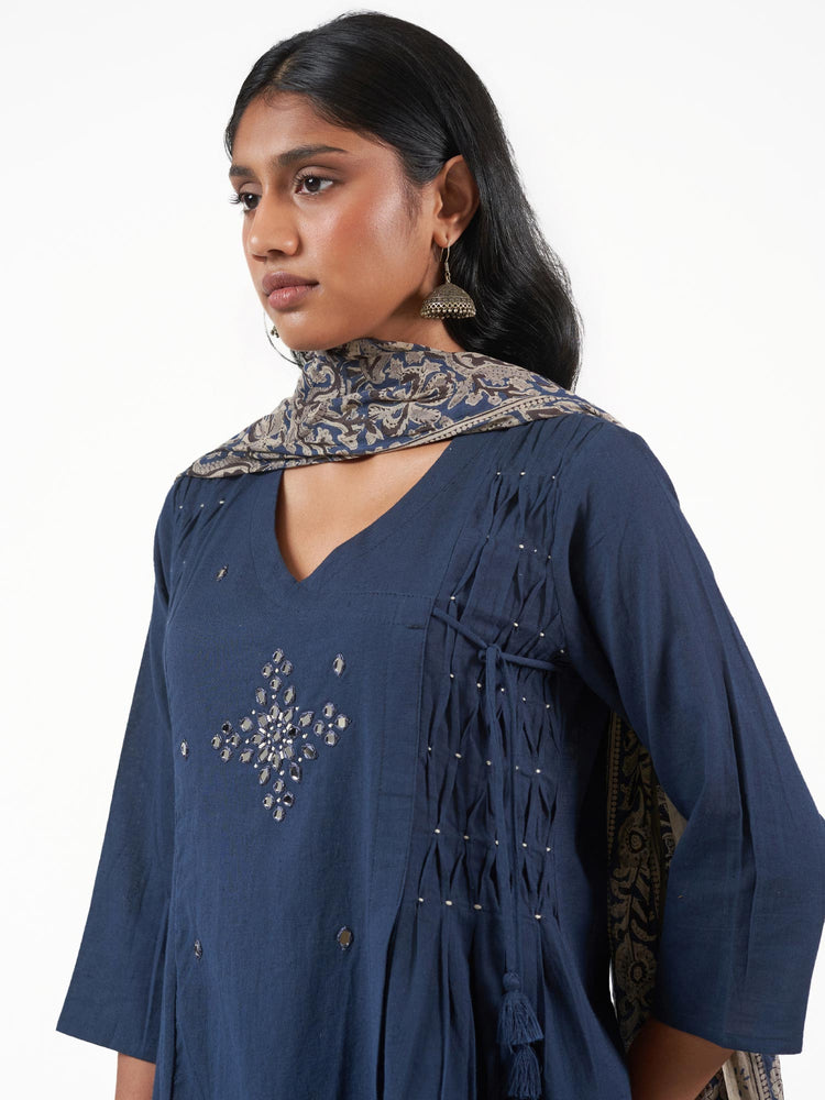 Khaadi Cotton Mirror Detail Shalwar Set