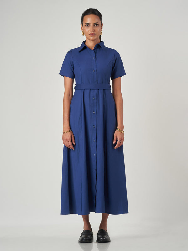 Maxi Belted Dress