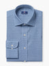 Blue Micro Textured Cotton Dobby Custom Shirt