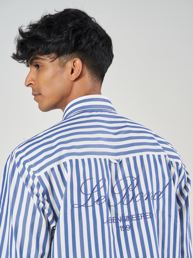 Striped Relaxed Fit Cotton Shirt