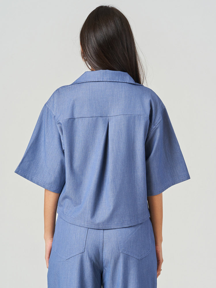 Oversized Cut and Sew Blouse