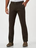 Smart Casual Brown Cotton Stretch Chikago Fit Chinos