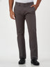 Smart Casual Brown Cotton Stretch Slim Fit Chinos