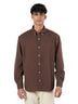 Brown Cotton Lounge Fit Casual Shirt