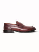 Full Grain Leather Embossed Slip-On Shoes