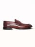 Full Grain Leather Embossed Slip-On Shoes