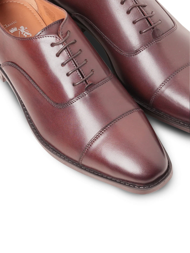 Full Grain Leather Lace-Up Formal Shoes