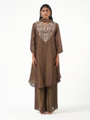 Crushed Shimmer Silk Shalwar Set