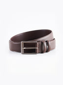 Brown Genuine Leather Formal Belt