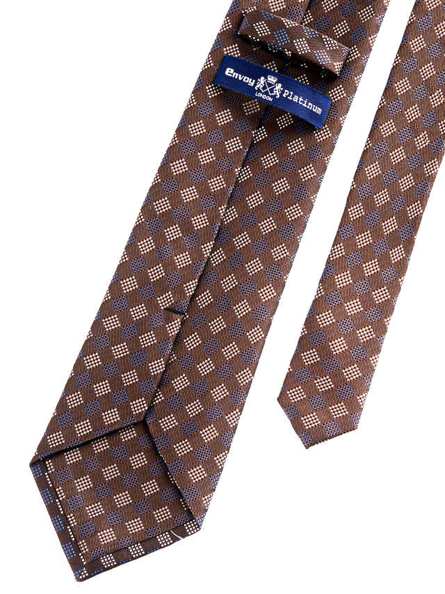 Check Silk Tie