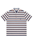 Men's Brown Horizontal Stripe Casual T-Shirt