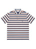 Men's Brown Horizontal Stripe Casual T-Shirt