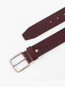 Burgu Embossed Leather Casual Belt