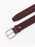 Burgu Embossed Leather Casual Belt