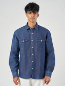 Cotton Hemp Armstrong Collar Shirt