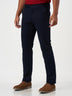 Smart Casual Dark Blue Cotton Stretch Chikago Fit Chinos