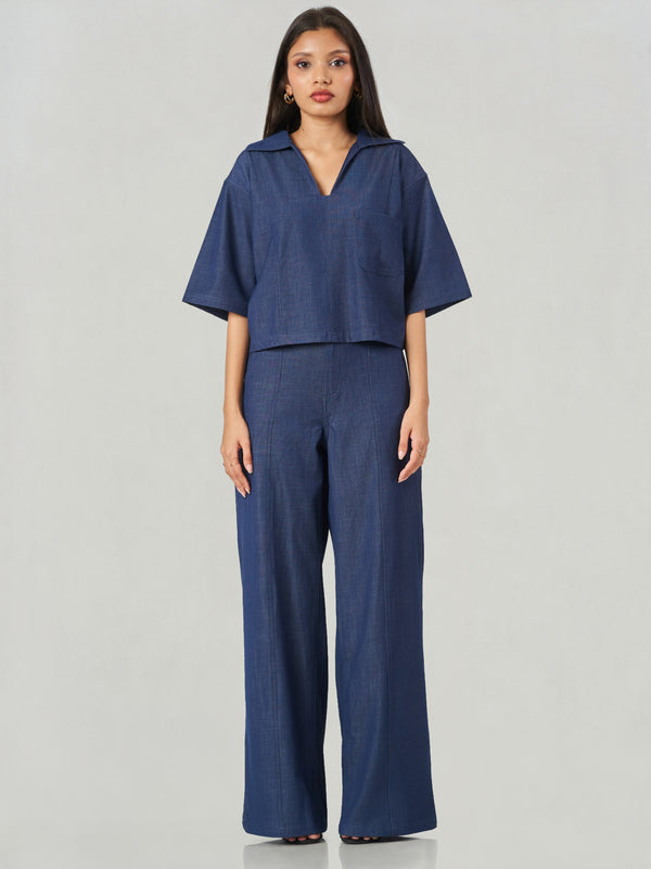 Oversized Cut and Sew Blouse