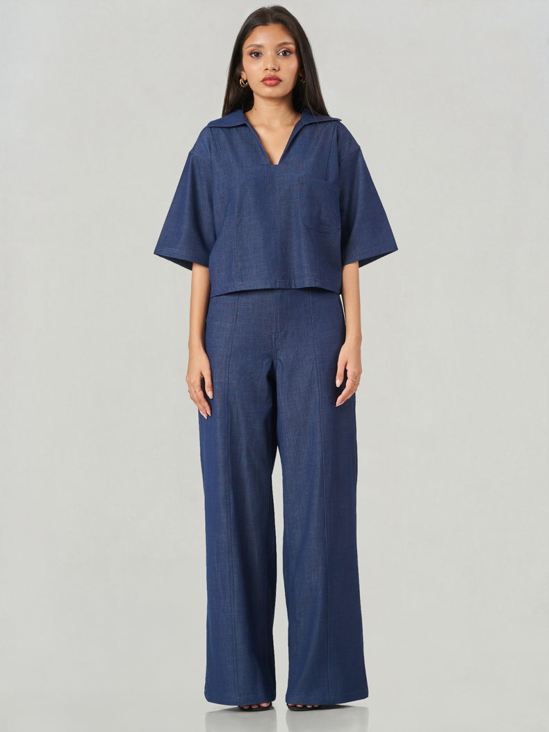 Oversized Cut and Sew Blouse
