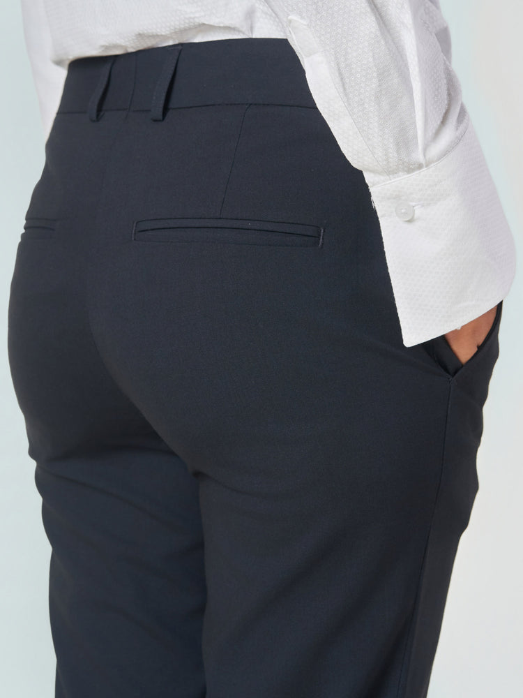 Regular Fit Formal Straight Leg Trousers