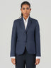 Dark Blue Regular Fit Formal Jacket