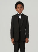 Dark Brown Regular Fit Three Piece Formal Suit