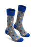Dark Grey Bamboo Cotton Crew Socks