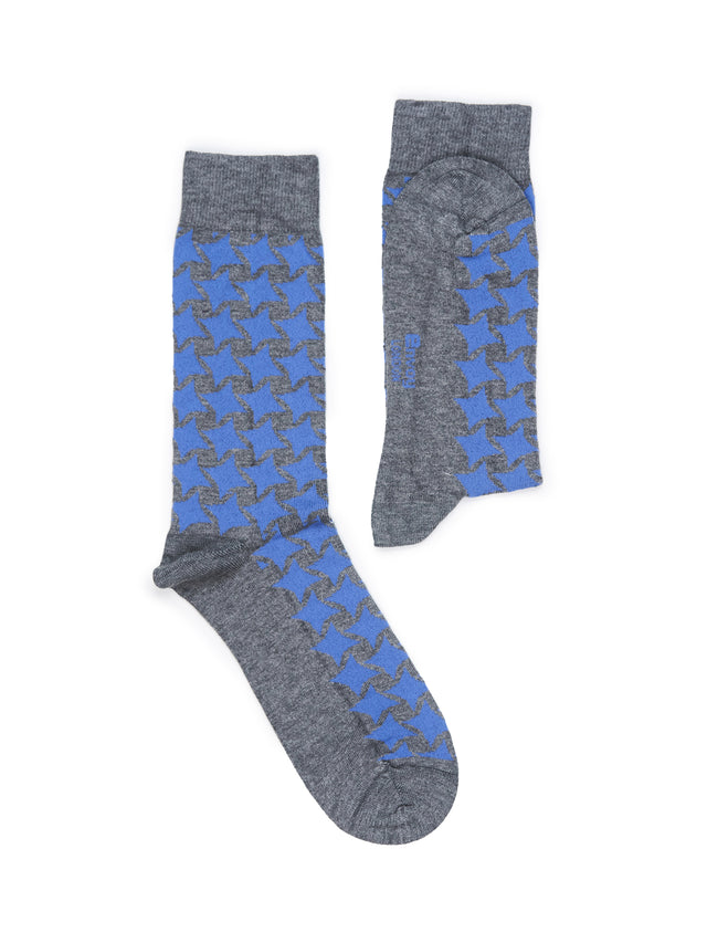 Dark Grey Bamboo Cotton Crew Socks