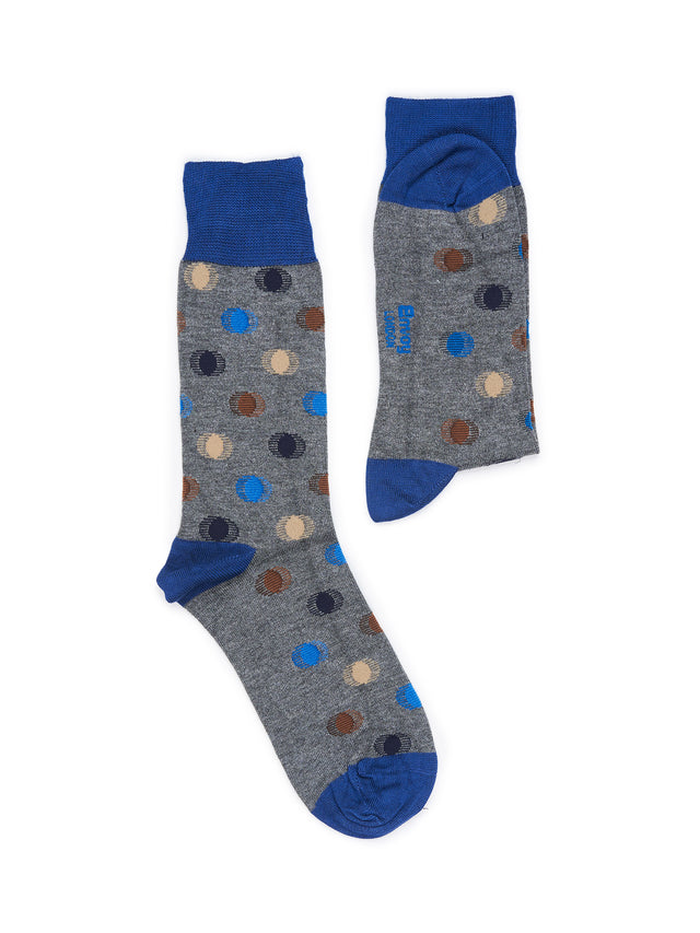 Dark Grey Bamboo Cotton Crew Socks
