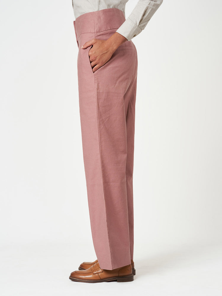 Plain Wide Leg Trousers