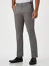 Smart Casual Gray Cotton Slim Fit Chinos
