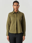 Solid Cotton Regular Fit Formal Shirt