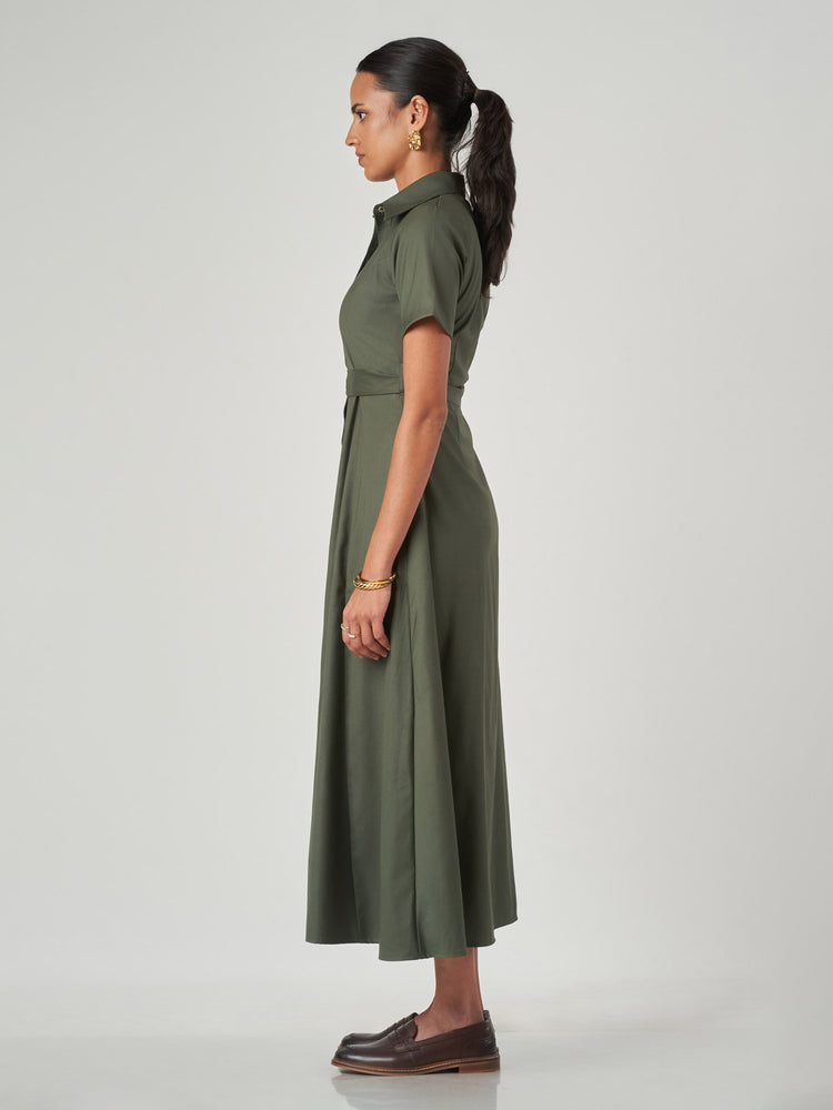 Maxi Belted Dress