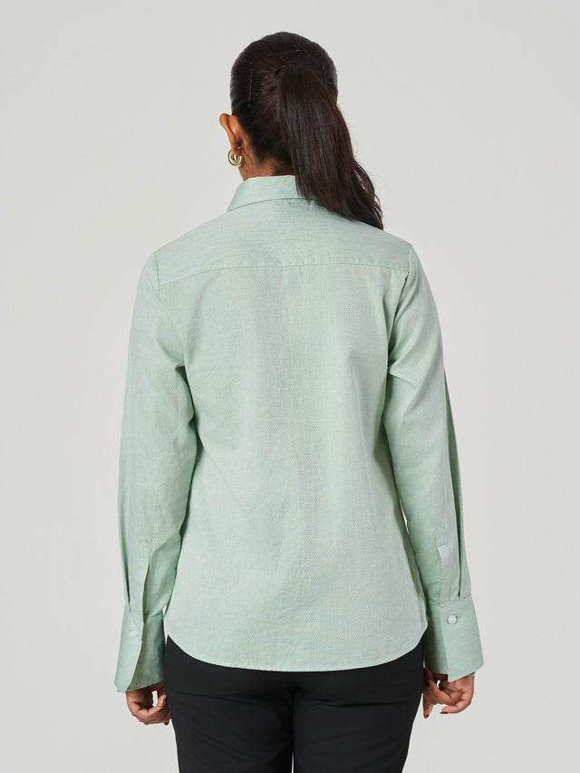 Textured Slim Fit Formal Shirt