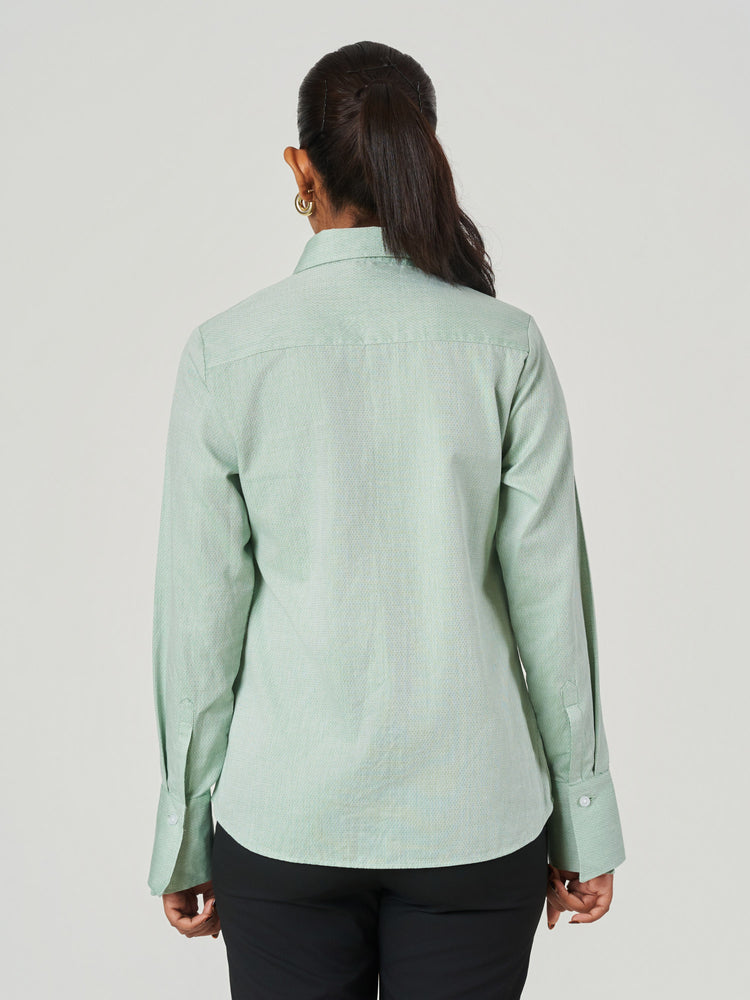 Textured Slim Fit Formal Shirt