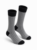 Grey Bamboo Cotton Crew Socks