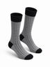Grey Bamboo Cotton Crew Socks