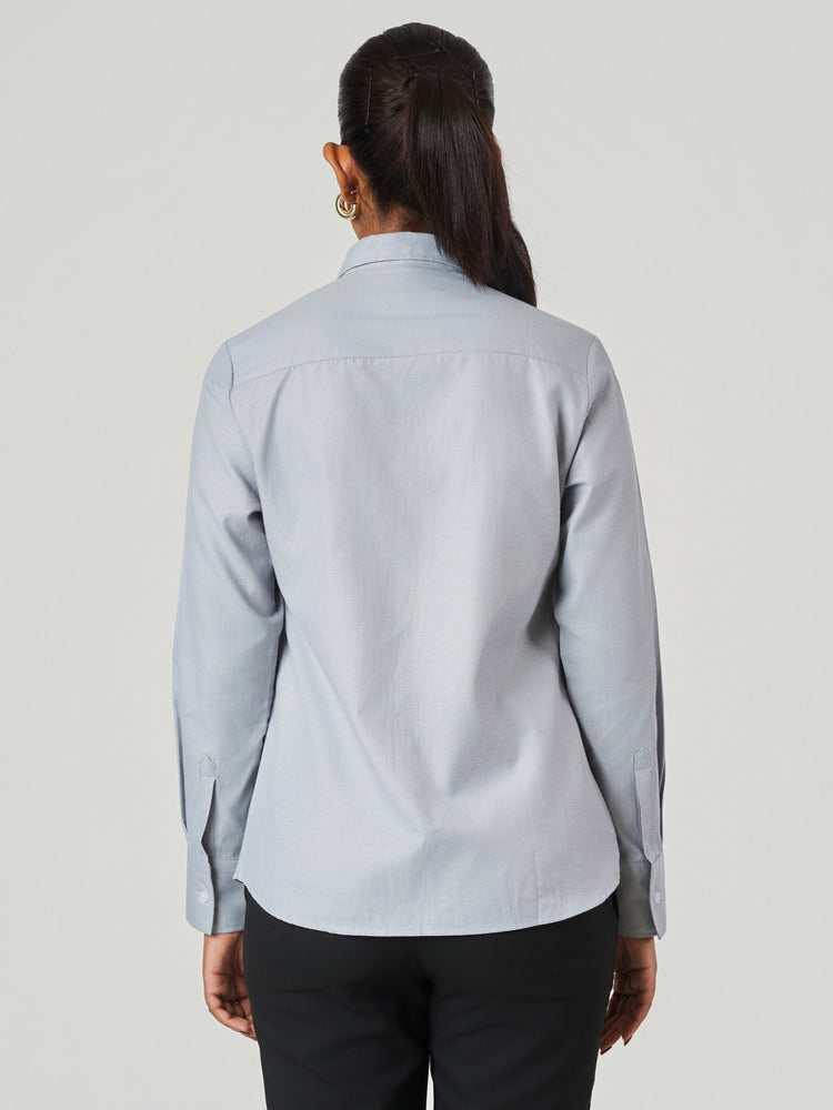 Cotton Blend Slim Fit Formal Shirt