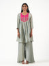 Embroidered Neckline Shalwar Set