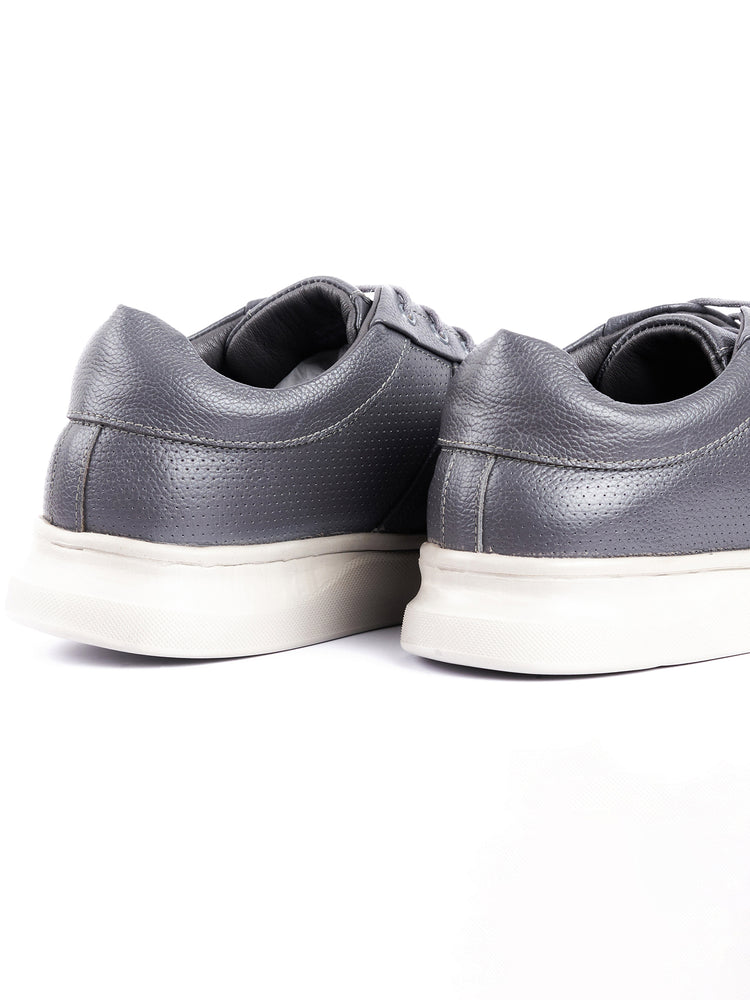 Genuine Leather Lightweight Lace-Up Shoes