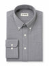Grey Cotton Blend Slim Fit Shirt