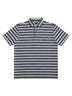Men's Grey Horizontal Stripe Casual T-Shirt