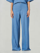 Oversized Wide Leg Denim Trousers