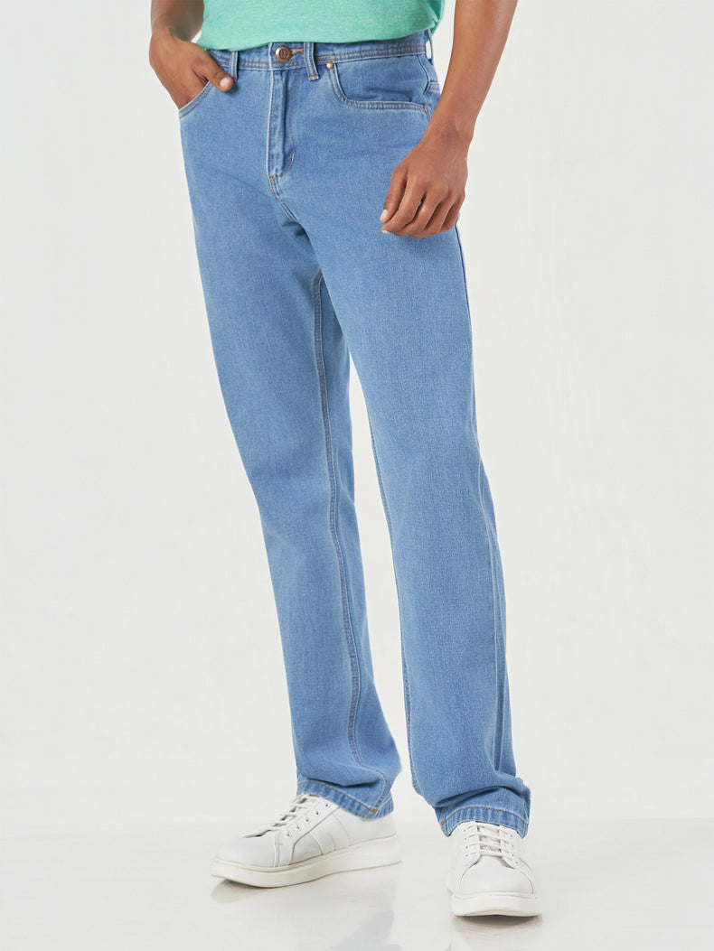 Light Blue Regular Fit Jeans