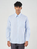 Striped Cotton Armstrong Collar Formal Shirt