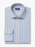 Light Blue Striped Cotton Twill Custom Shirt