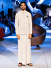 Light Brown Textured Tailored Ceremonial Suit