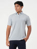 Light Grey Cotton Plain Polo T-Shirt